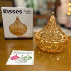 Hershey Kisses Crystal Candy Dish